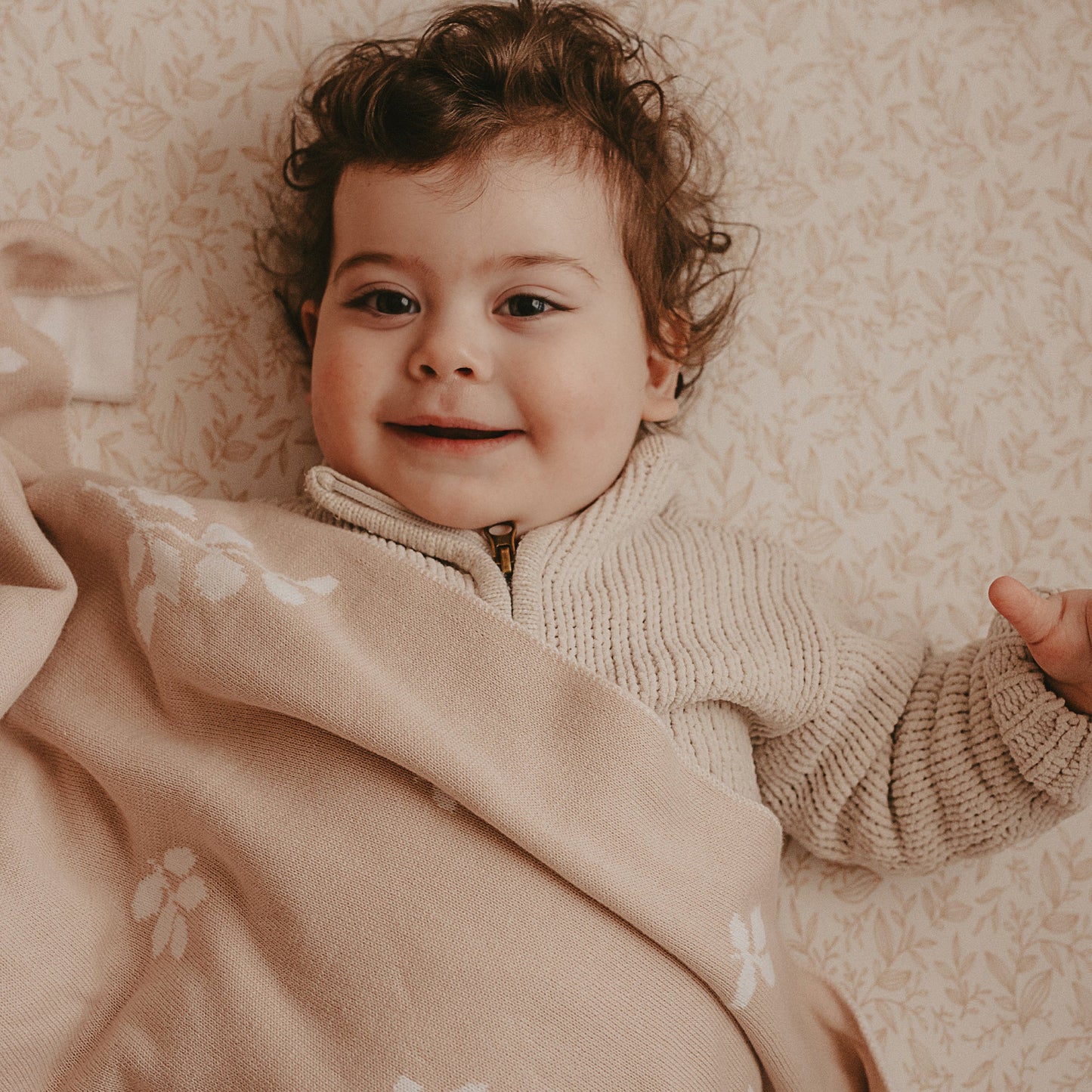ox & Fallow - Golden Vines Organic Fitted Cot Sheet