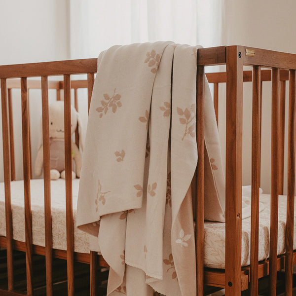 ox & Fallow - Golden Vines Organic Fitted Cot Sheet