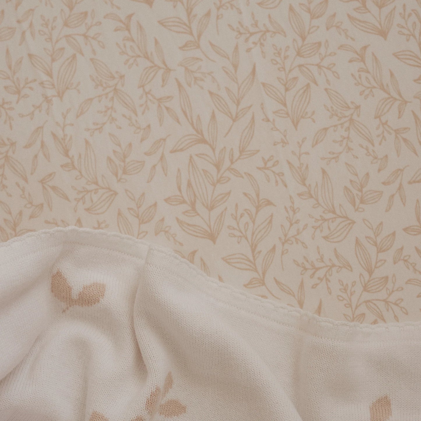 ox & Fallow - Golden Vines Organic Fitted Cot Sheet
