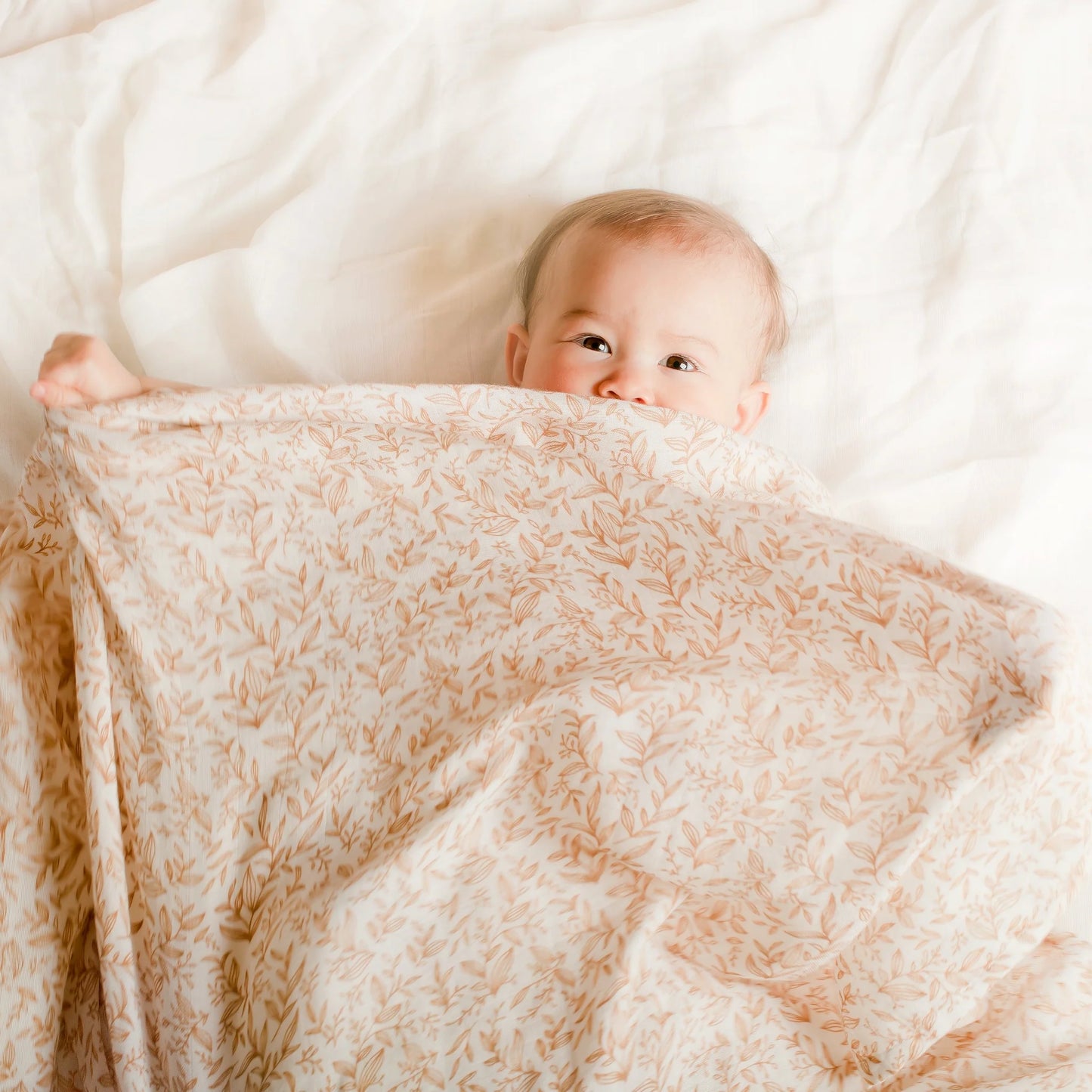 Golden Vines Organic Muslin Wrap Swaddle