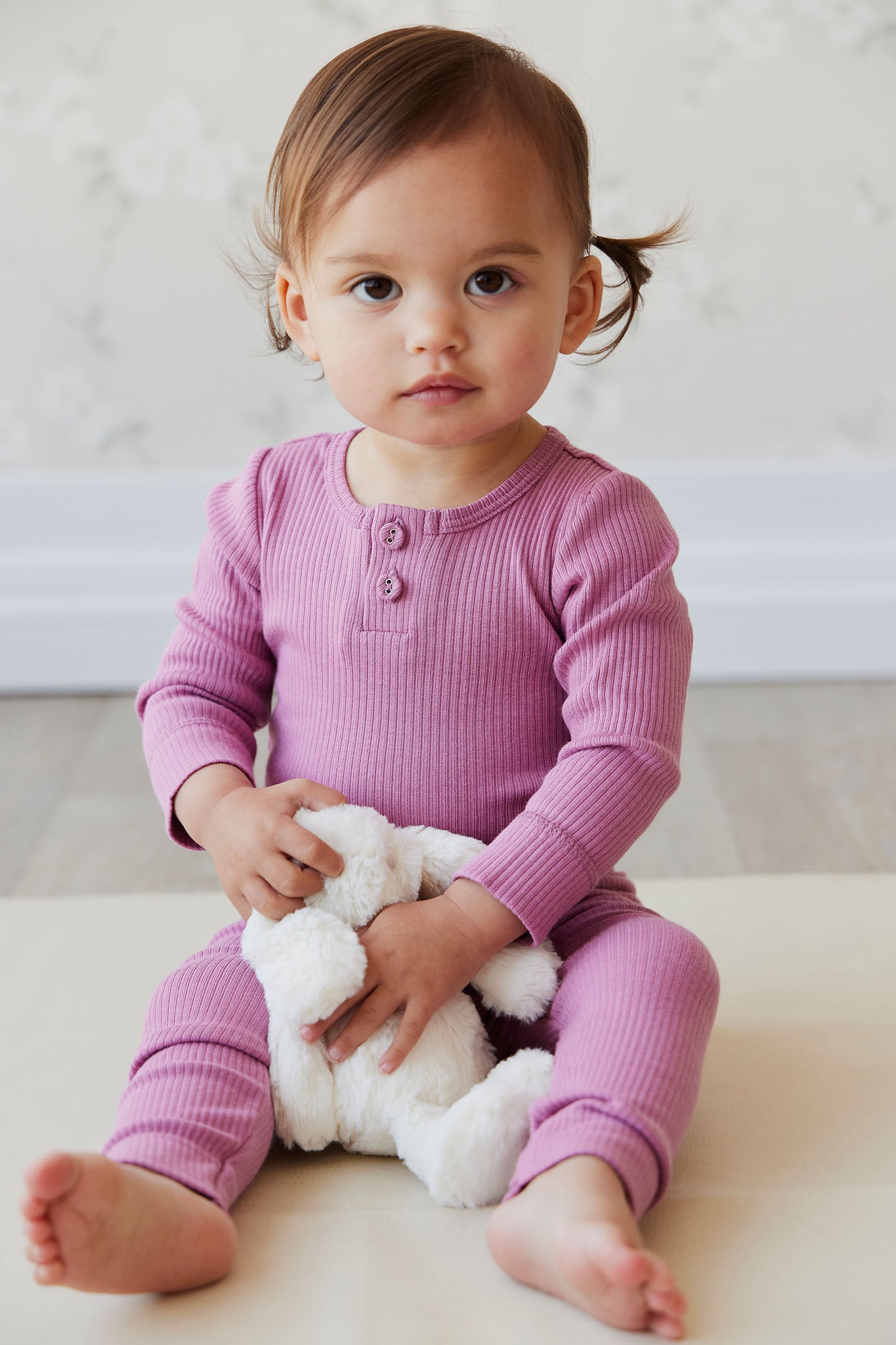 Jamie Kay - Organic Cotton Modal Long Sleeve Bodysuit - Dhalia