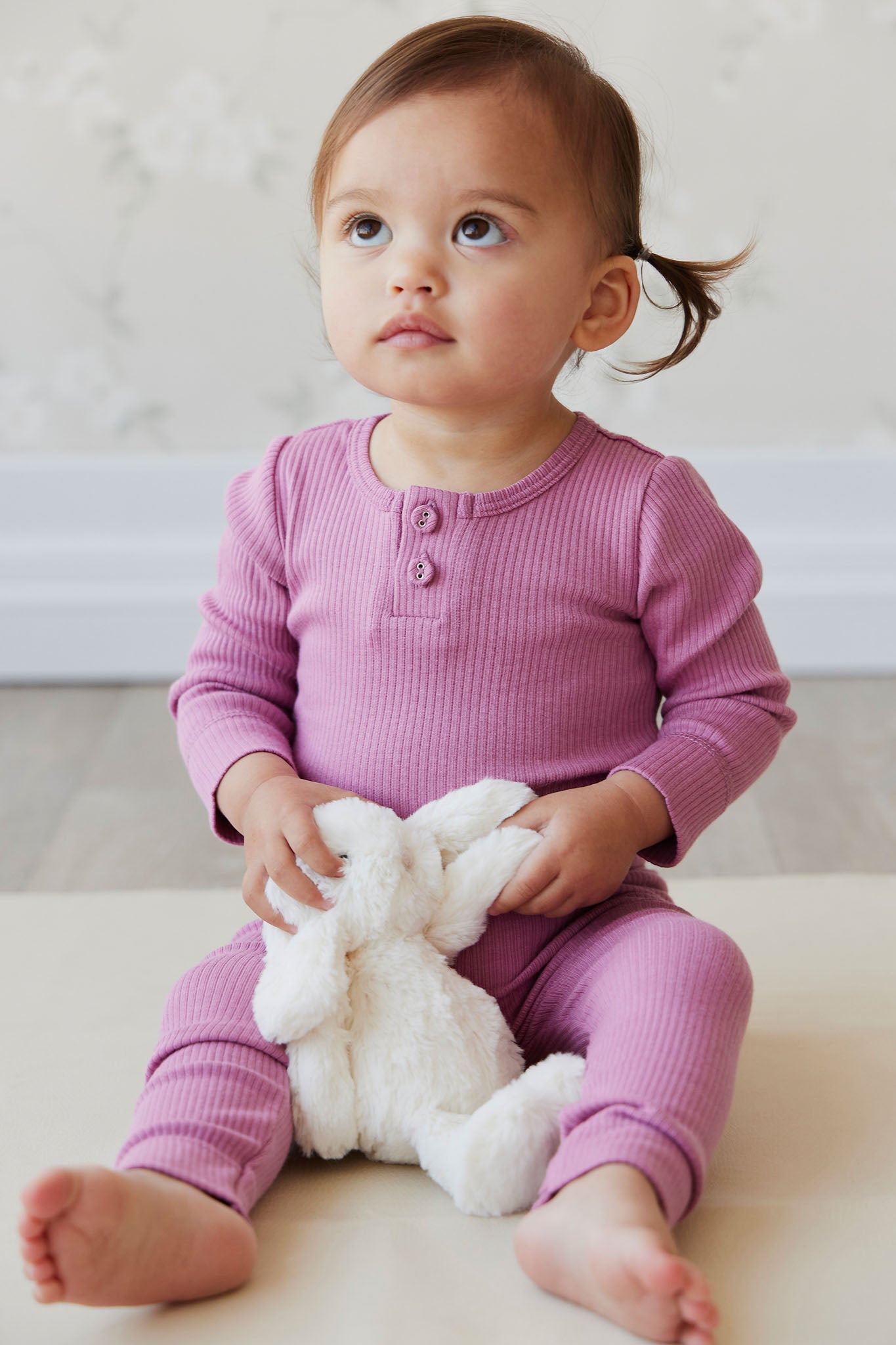 Jamie Kay - Organic Cotton Modal Long Sleeve Bodysuit - Dhalia