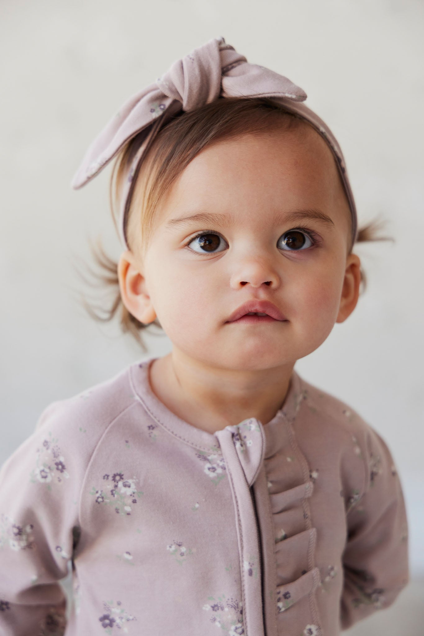 Jamie Kay - Organic Cotton Headband - Lauren Floral Fawn
