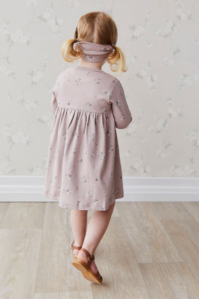 Jamie Kay - Organic Cotton Poppy Dress - Lauren Floral Fawn