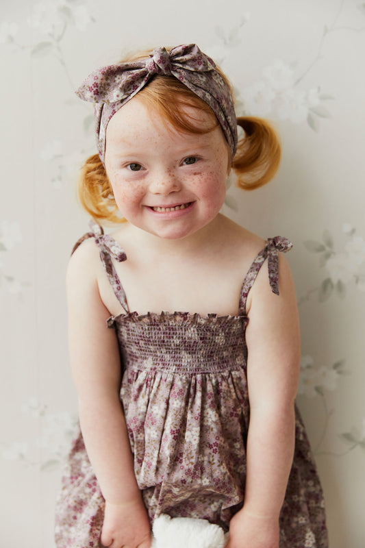 Jamie Kay - Organic Cotton Eveleigh Dress - Pansy Floral Fawn