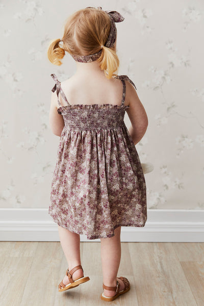 Jamie Kay - Organic Cotton Eveleigh Dress - Pansy Floral Fawn