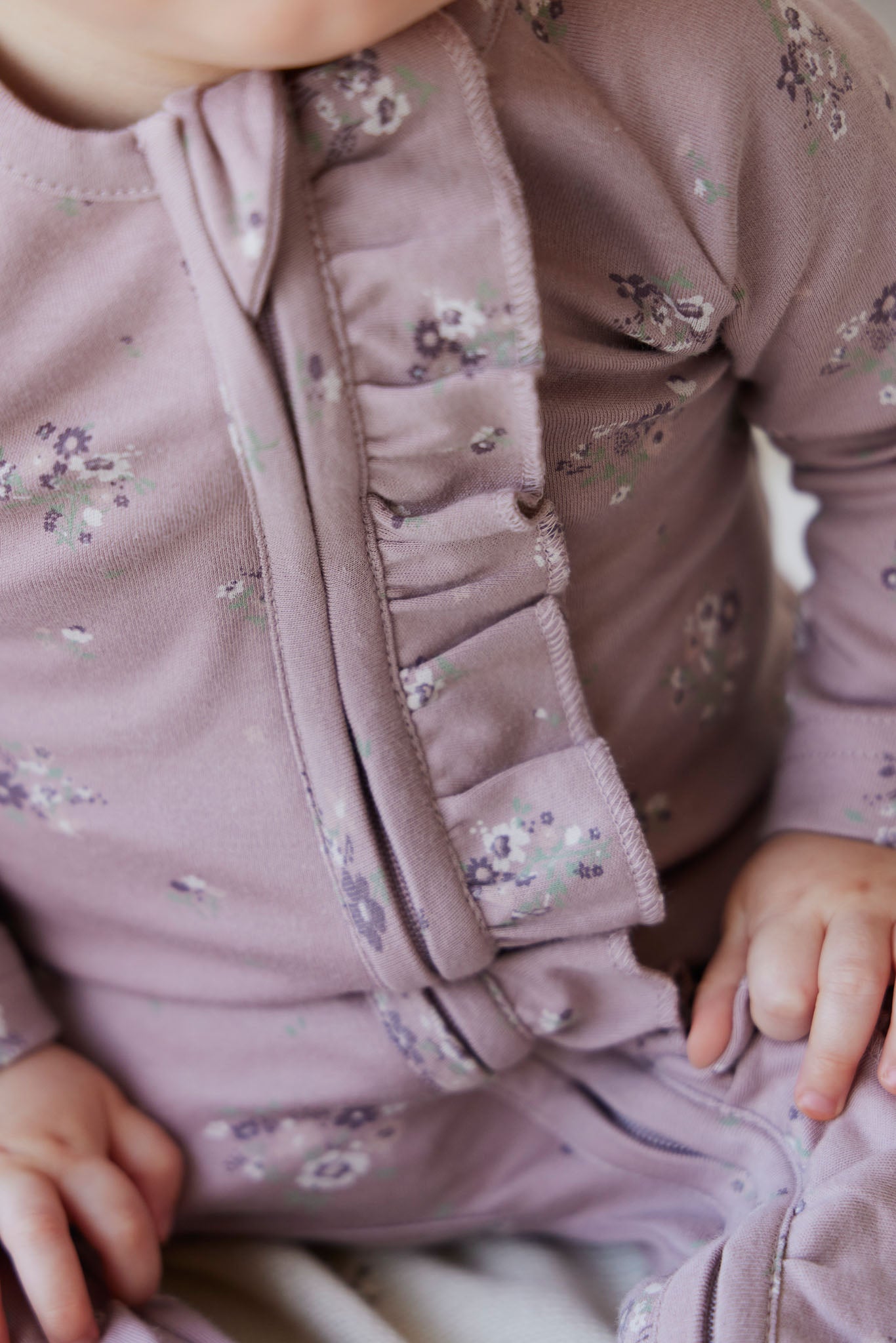Jamie Kay - Organic Cotton Melanie Onepiece - Lauren Floral Fawn