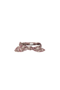 Jamie Kay - Organic Cotton Headband - Pansy Floral Fawn