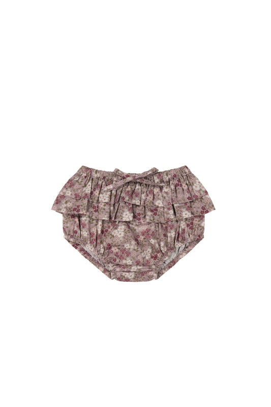 Jamie Kay - Organic Cotton Kennedy Bloomer - Pansy Floral Fawn
