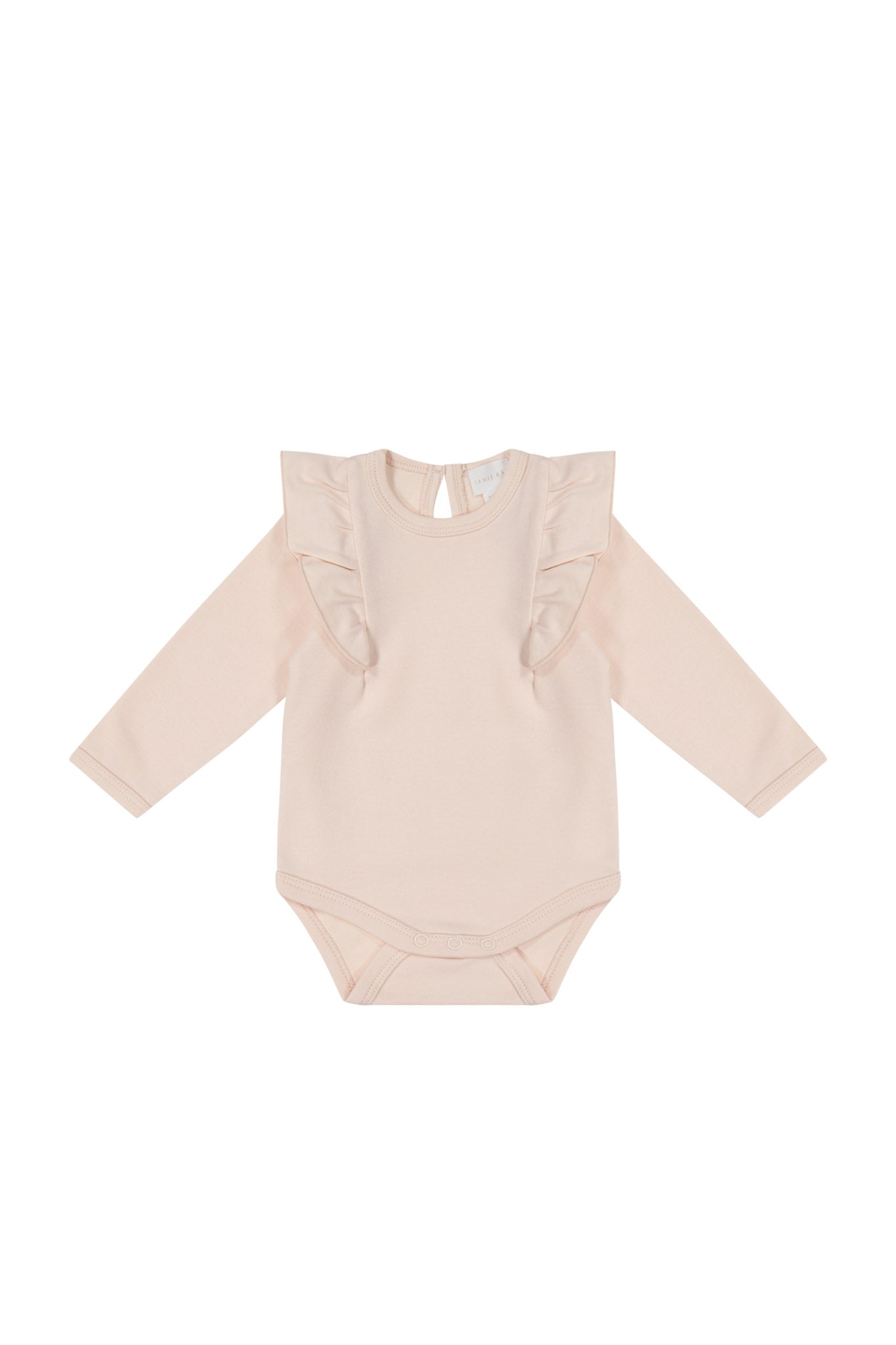 Jamie Kay - Pima Cotton Fleur Long Sleeve Bodysuit - Boto Pink
