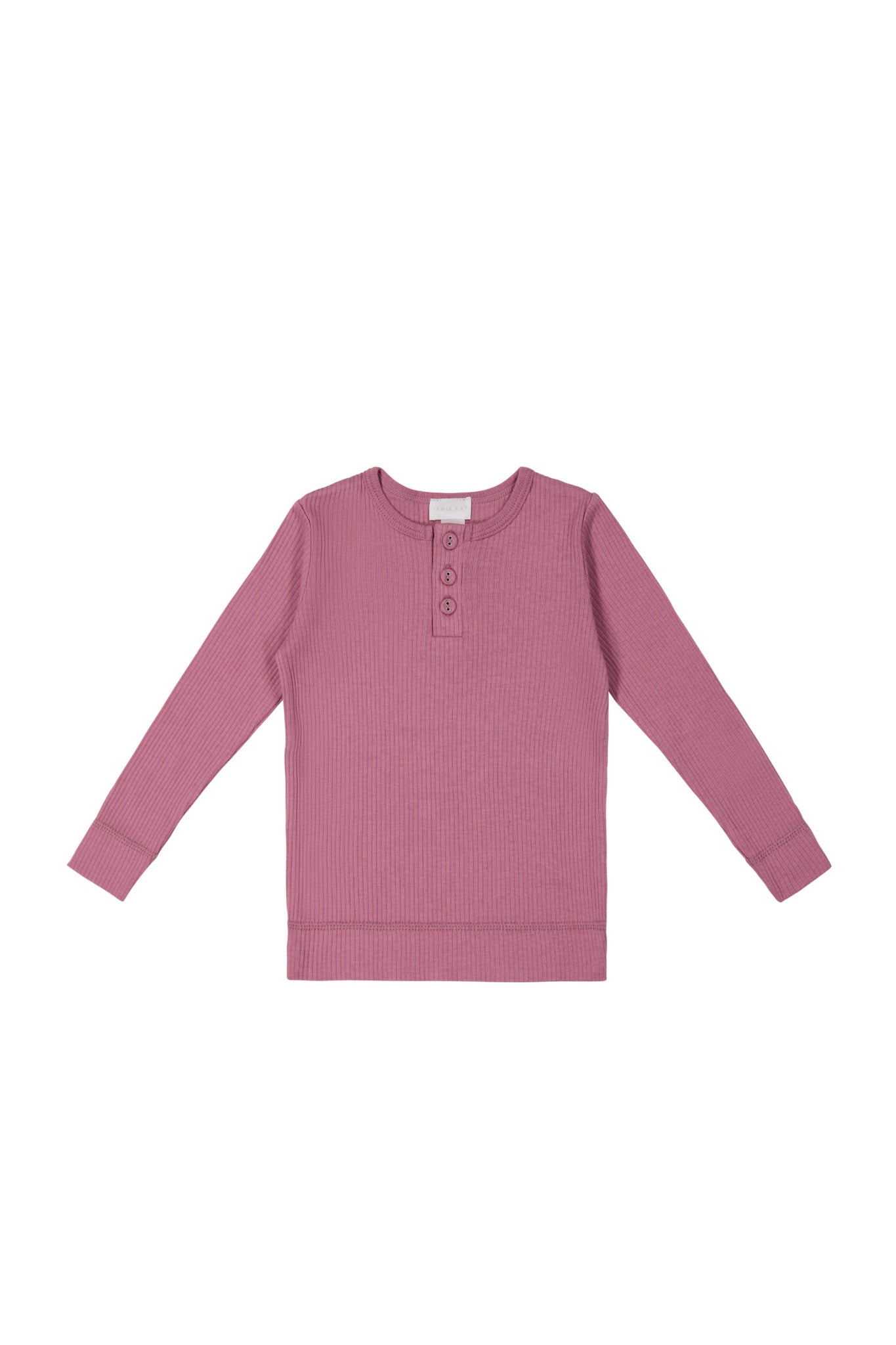 Jamie Kay - Organic Cotton Modal Long Sleeve Henley - Dhalia