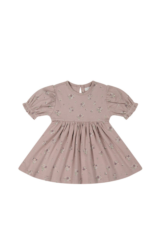 Jamie Kay - Organic Cotton Penny Dress - Lauren Floral Fawn