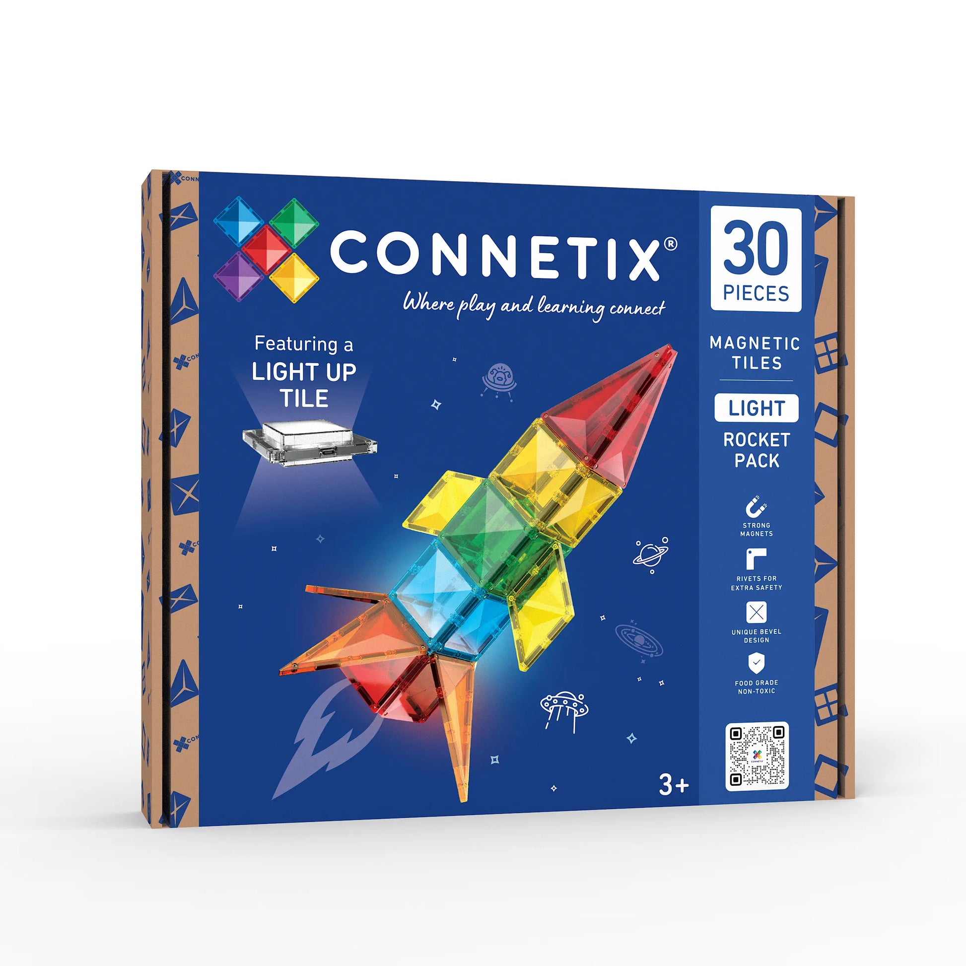 Connetix Light Rocket Pack 30 pc