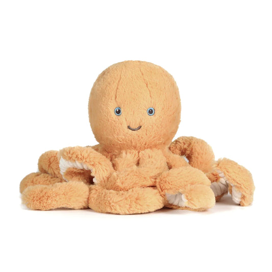 Little Ollie Octopus Gold Soft Toy 8.5" / 22cm - OB Designs