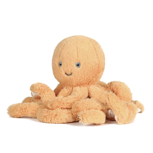 Little Ollie Octopus Gold Soft Toy 8.5" / 22cm - OB Designs