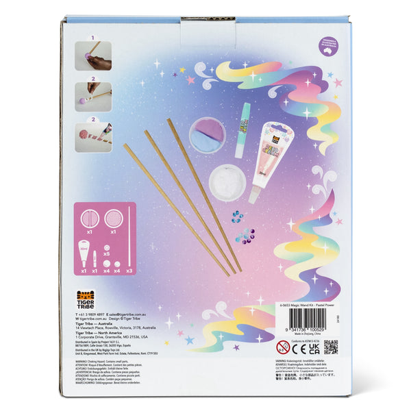 Tiger Tribe - Magic Wand Kit - Pastel Power back box