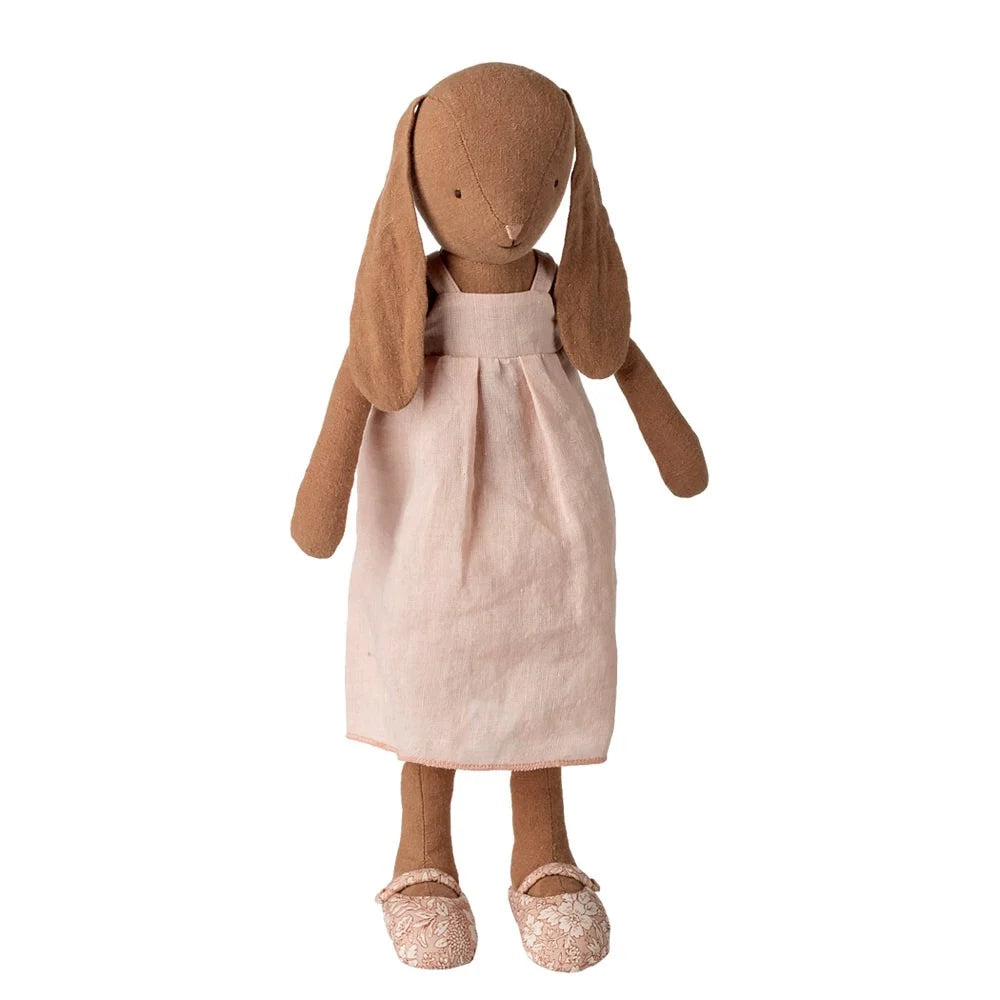 Maileg Bunny Size 3 Chocolate Brown Dress and Shoes