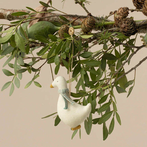 Maileg Goose Ornament Blue