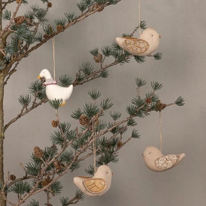 Maileg Goose Ornament Red Scarf 2025