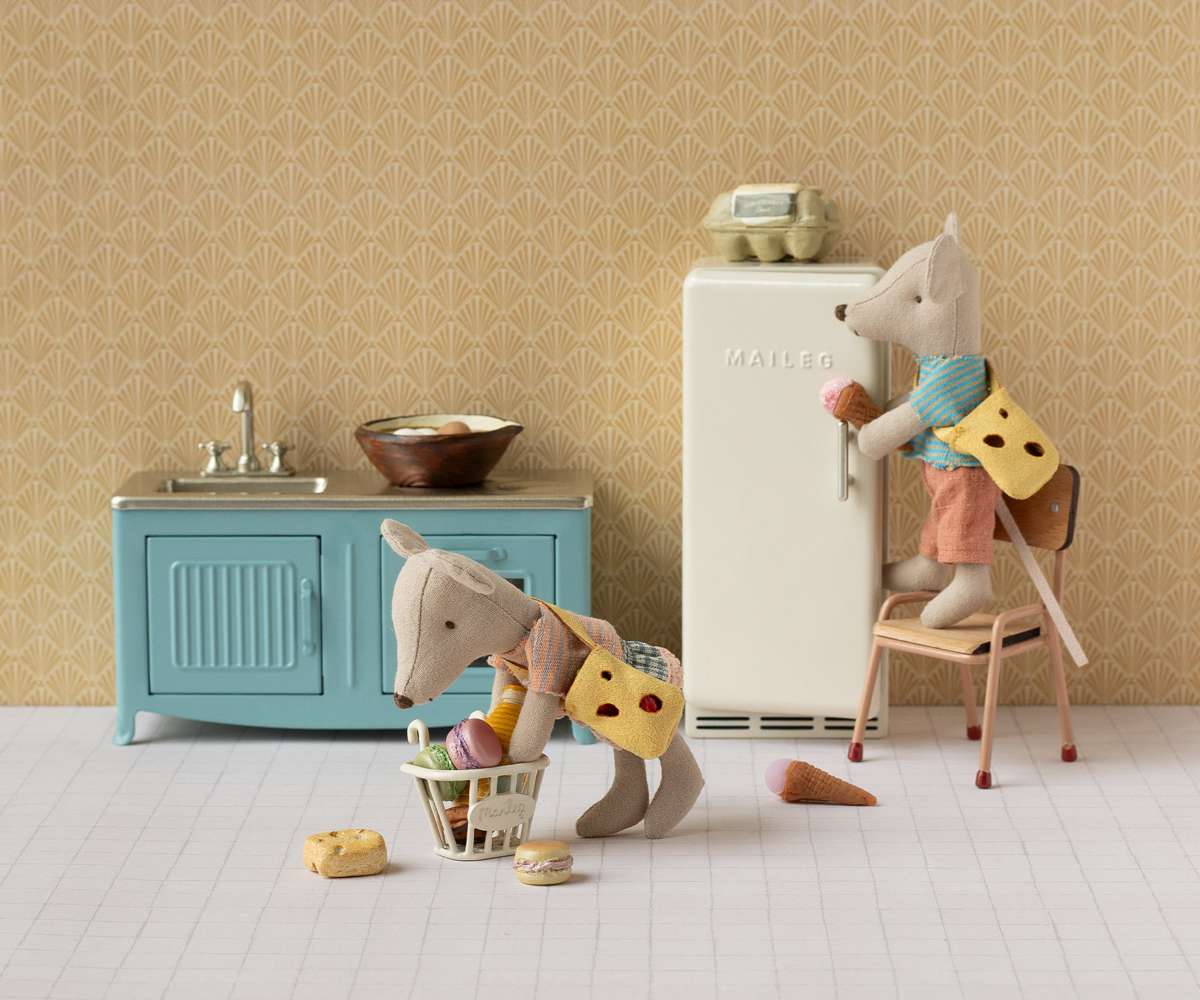 Maileg Little Brother Mouse with Bag
