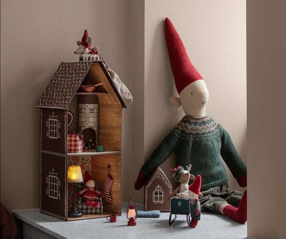 Maileg Santa Mouse