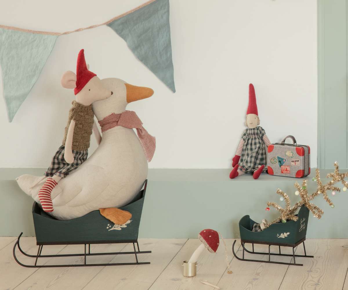 Maileg Sleigh for Medium Green