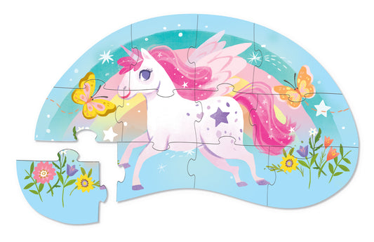Crocodile Creek - Mini Puzzle 12 pc - Sweet Unicorn