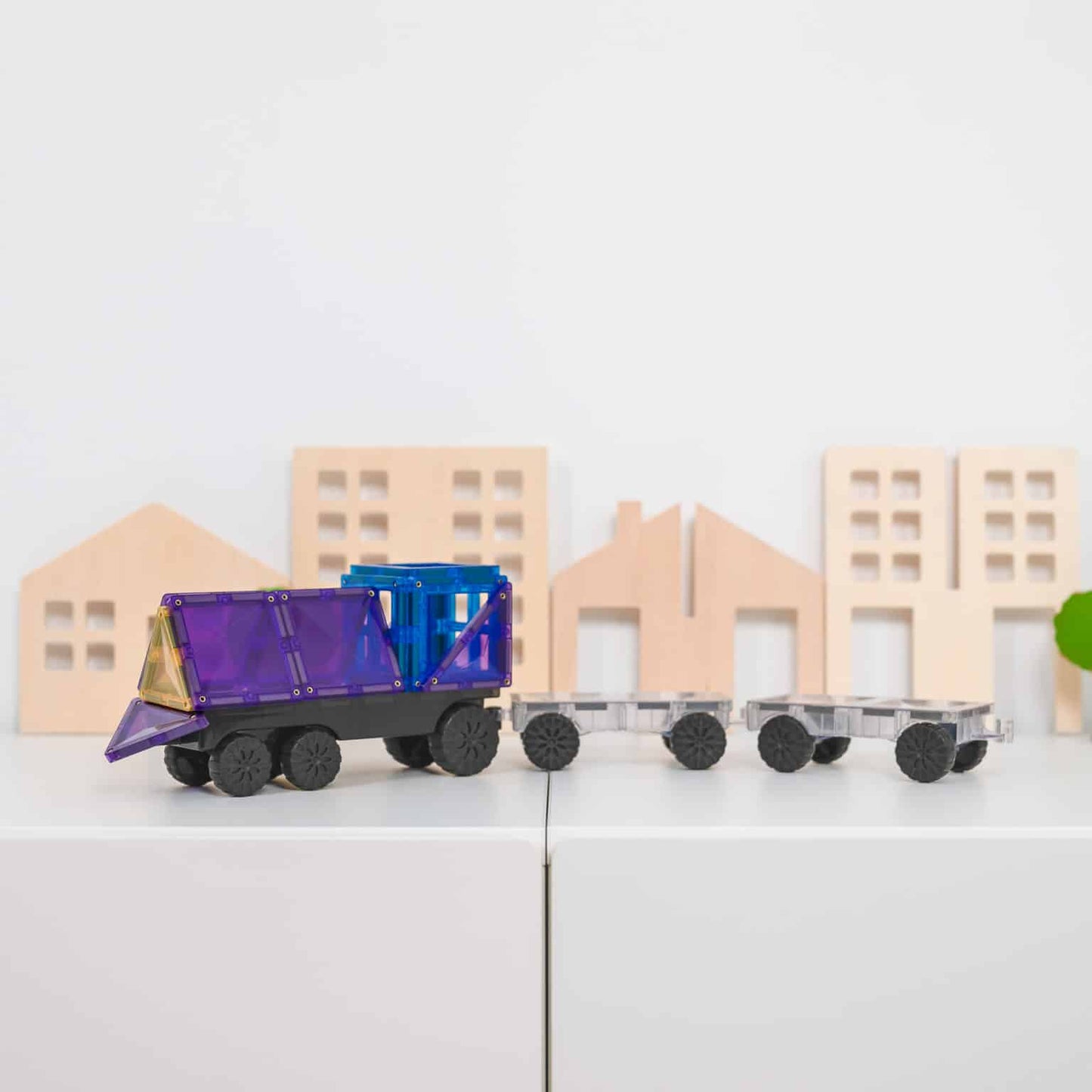 Connetix magnetic tiles Perth- Rainbow Transport Pack 50 pc