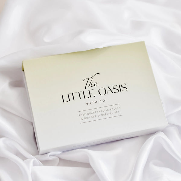 Rose Quartz Facial Roller & Gua Sha Sculpting Set