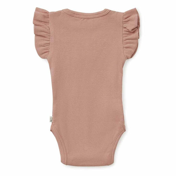 Rose Short Sleeve Organic Bodysuit