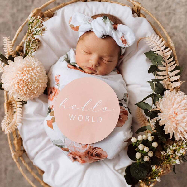 Rosebud and Sand Reversible Milestone Cards