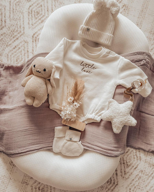 Star Pacifier Holder - Ivory - Millie and Rose