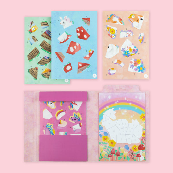 Tiger Tribe - Sticker by Numbers - Magical Garden