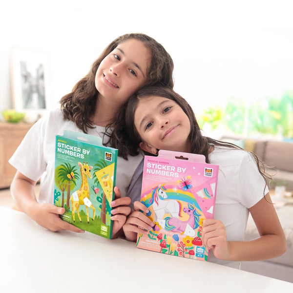 Tiger Tribe - Sticker by Numbers - Magical Garden