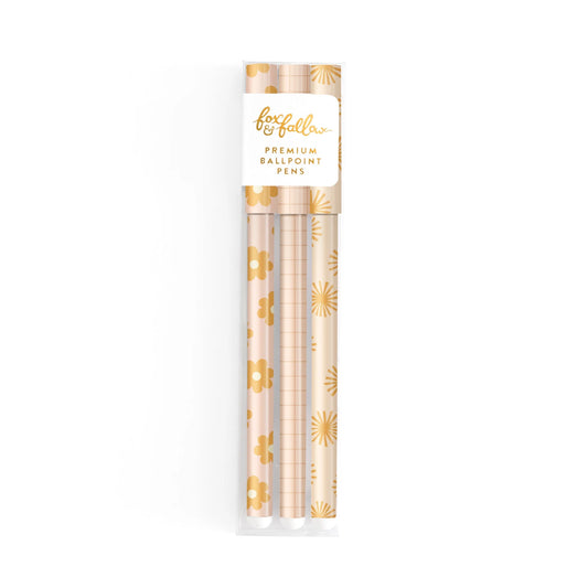 Fox & Fallow - Sunburst Ballpoint Pen Pack