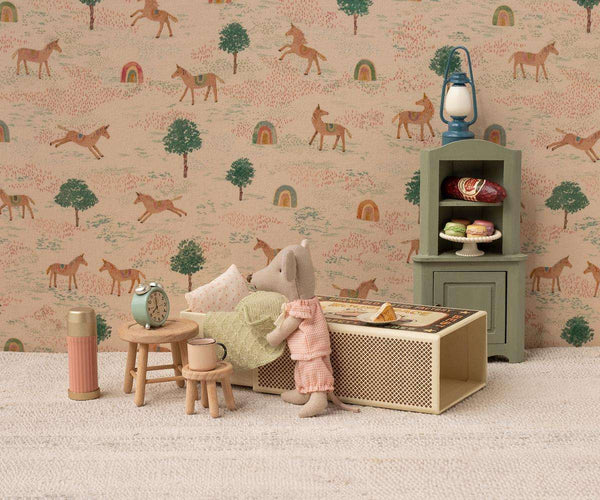 Maileg Miniature Thermos and Cups coral