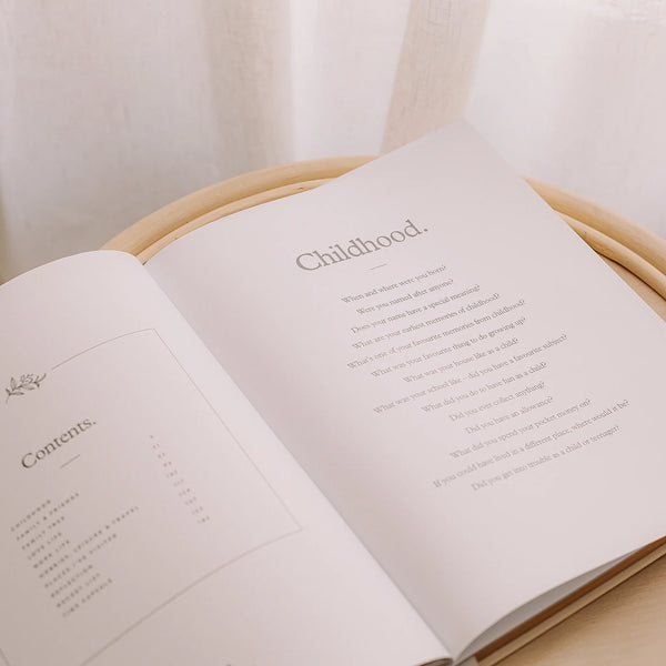 This Is My Story Memoir Journal Cream