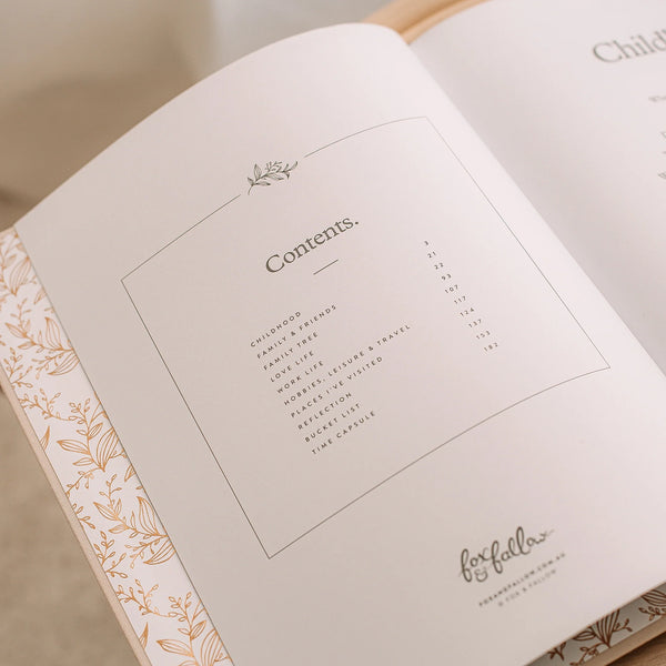 This Is My Story Memoir Journal Cream