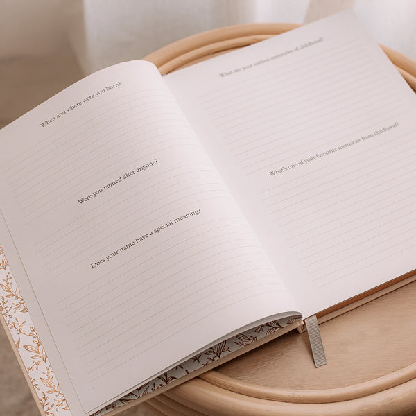 This Is My Story Memoir Journal Cream