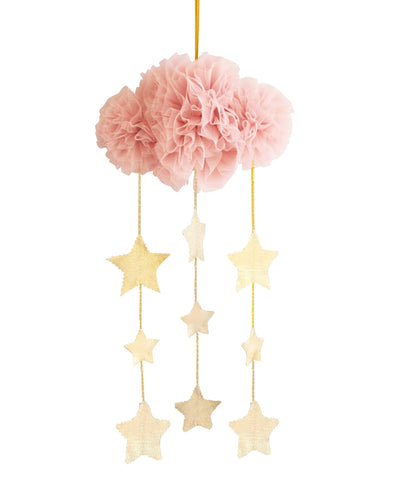 Alimrose - Tulle Cloud Mobile - Blush and Gold