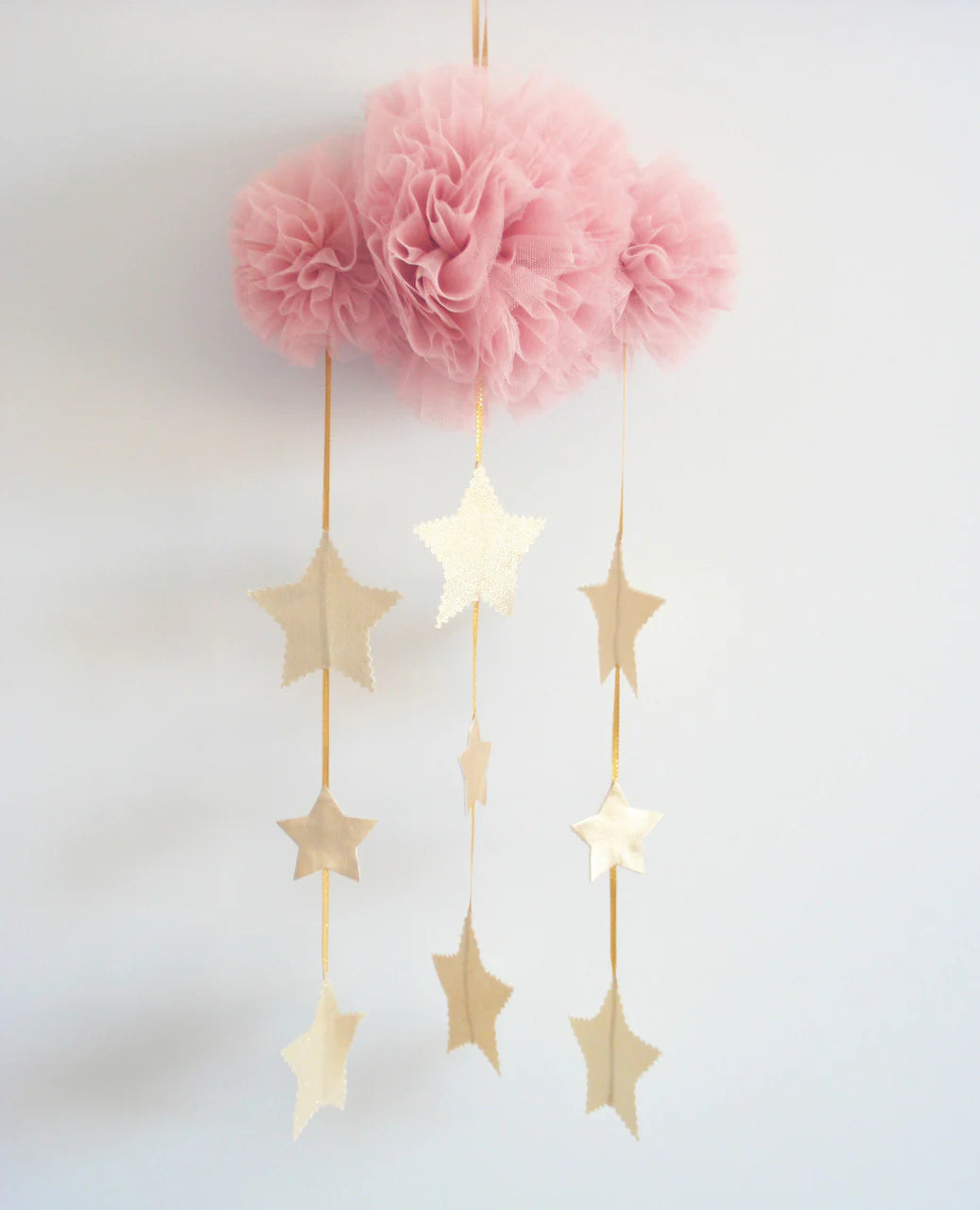 Alimrose - Tulle Cloud Mobile - Blush and Gold