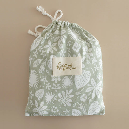 Fox & Fallow - Daisy Chain Organic Fitted Cot Sheet