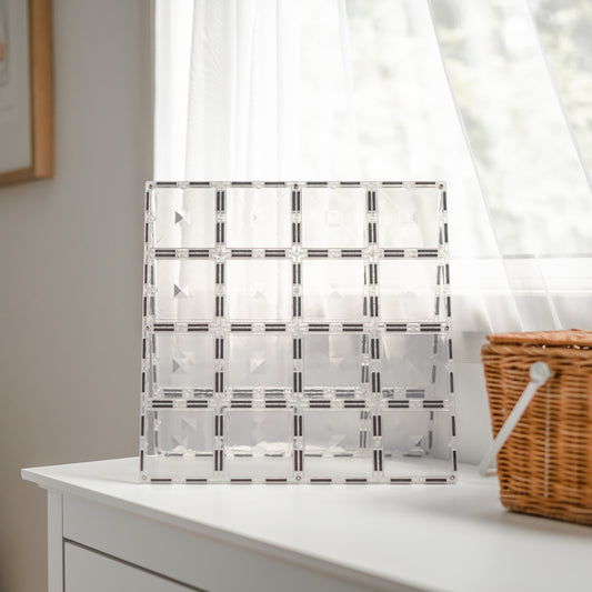 Connetix - 2 Piece Clear Base Plate Pack