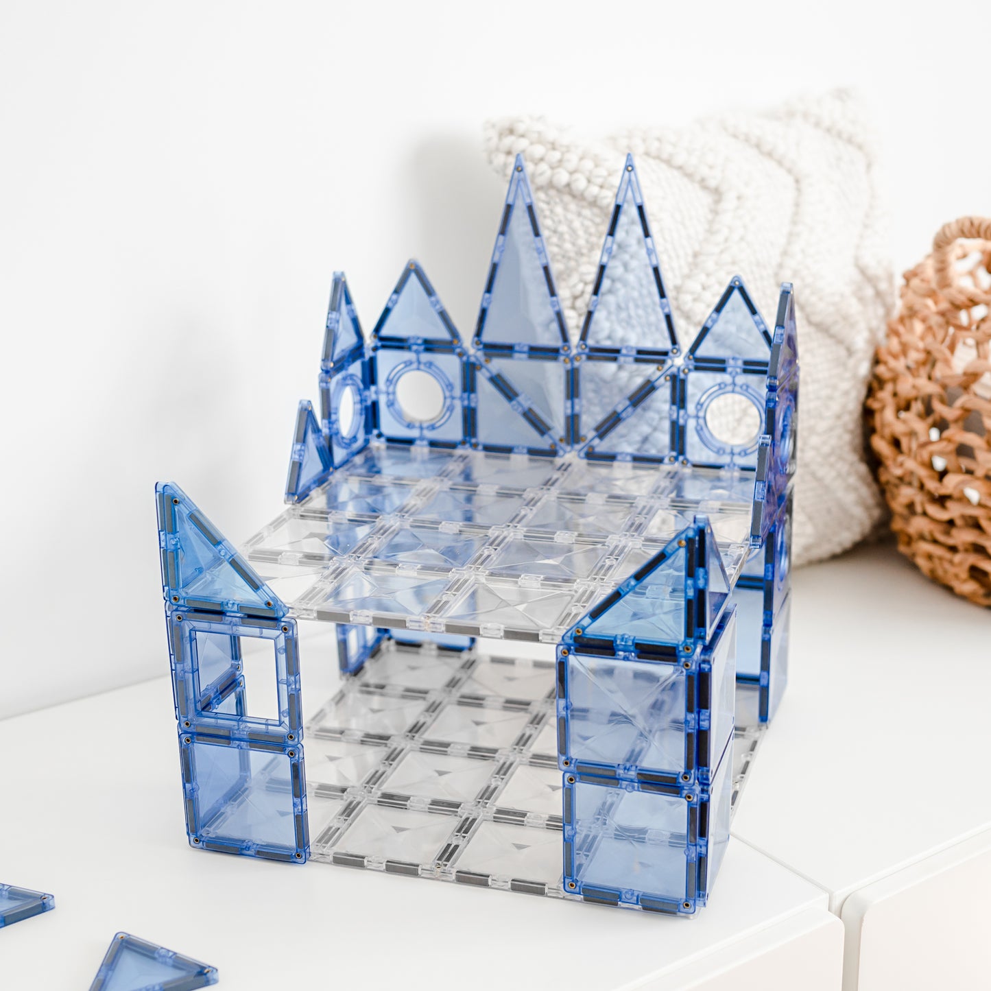 Connetix - 2 Piece Clear Base Plate Pack