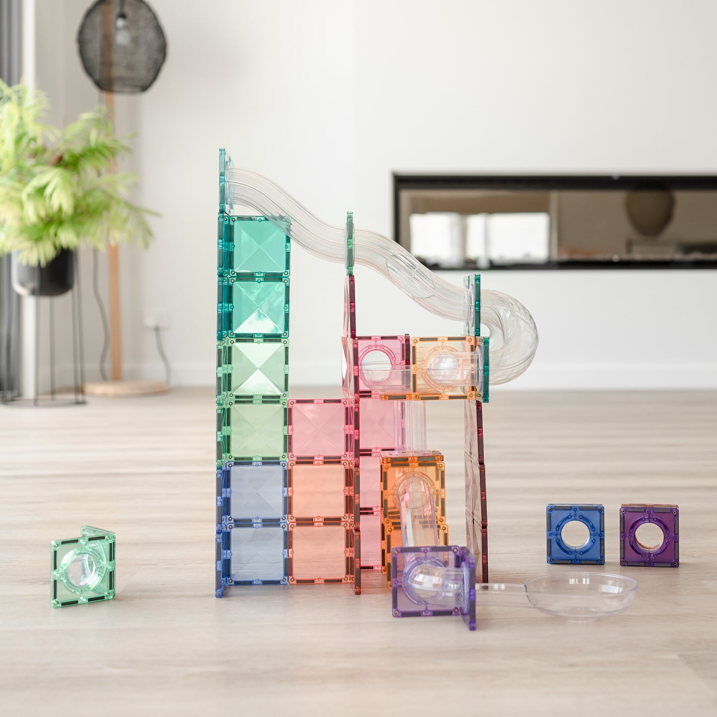 Connetix - 80 pc Pastel Ball Run Expansion Pack