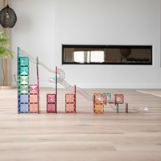 Connetix - 80 pc Pastel Ball Run Expansion Pack