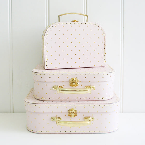 Alimrose - Kids Carry Case Set - Pink Gold