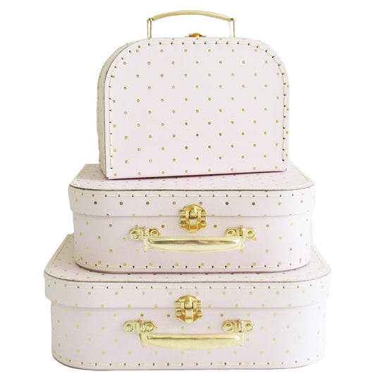 Alimrose - Kids Carry Case Set - Pink Gold
