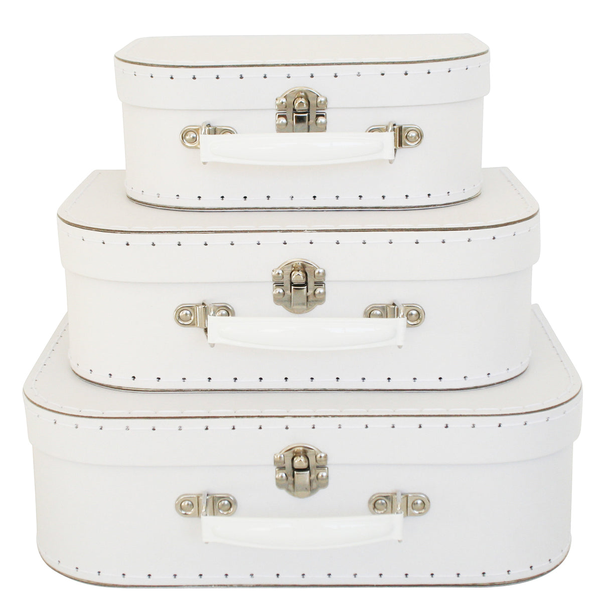 Alimrose - Kids Carry Case Set - White and Grey