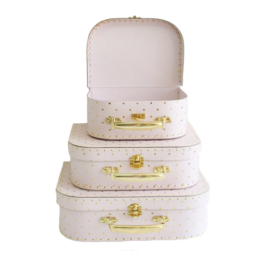 Alimrose - Kids Carry Case Set - Pink Gold